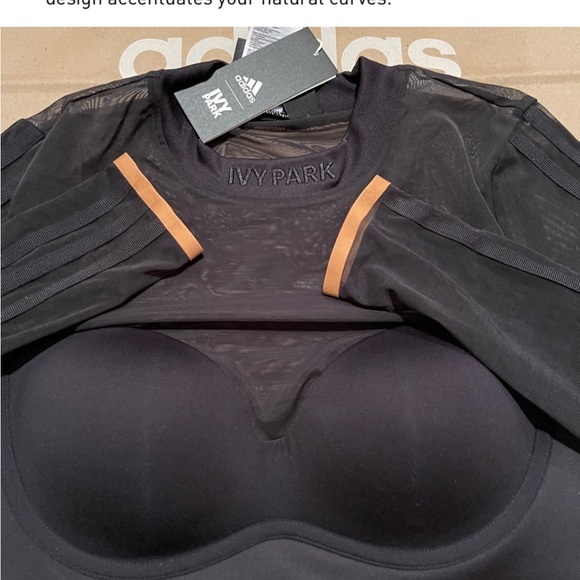 Adidas Ivy Park black pack mesh crop top - Picture 5 of 9